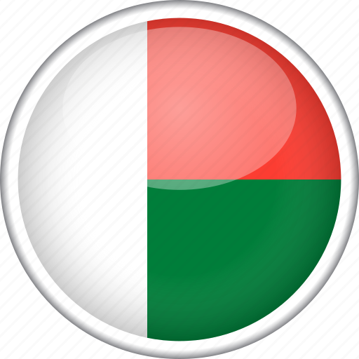 Circle, country, flag, madagascar, national icon - Download on Iconfinder