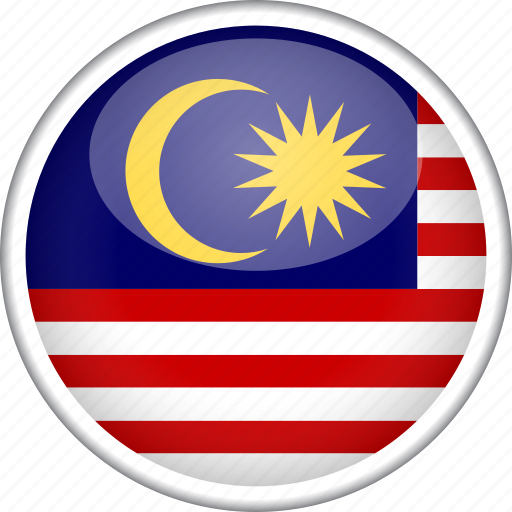 Circle, country, flag, malaysia, national icon - Download on Iconfinder