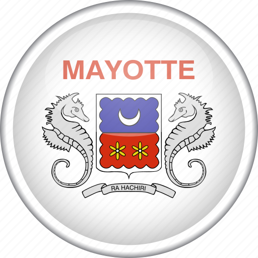 Circle, country, flag, mayotte, national icon - Download on Iconfinder