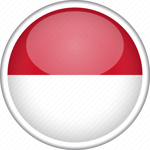 Circle, country, flag, monaco, national icon - Download on Iconfinder