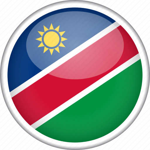 Circle, country, flag, namibia, national icon - Download on Iconfinder