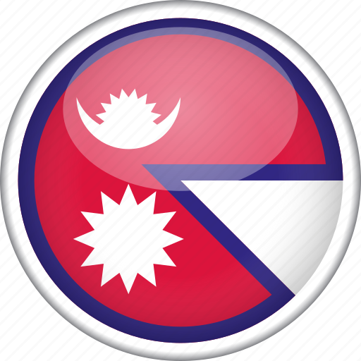 Circle, country, flag, national, nepal icon - Download on Iconfinder