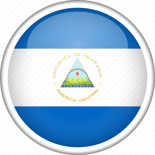 Circle, country, flag, national, nicaragua icon - Download on Iconfinder