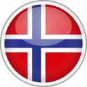 circle, country, flag, national, norway