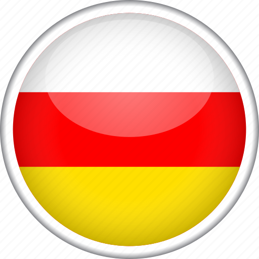 Circle, country, flag, national, ossetia icon - Download on Iconfinder