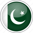 circle, country, flag, national, pakistan