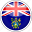 circle, country, flag, national, pitcairn islands 