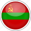 circle, country, flag, national, transnistria 