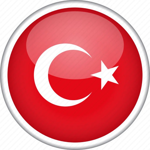 Circle, country, flag, national, turkey icon - Download on Iconfinder