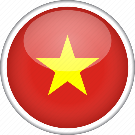 Circle, country, flag, national, vietnam icon - Download on Iconfinder