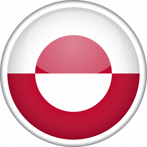 Circle, country, flag, greenland, national icon - Download on Iconfinder
