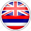 circle, country, flag, hawaii, national 