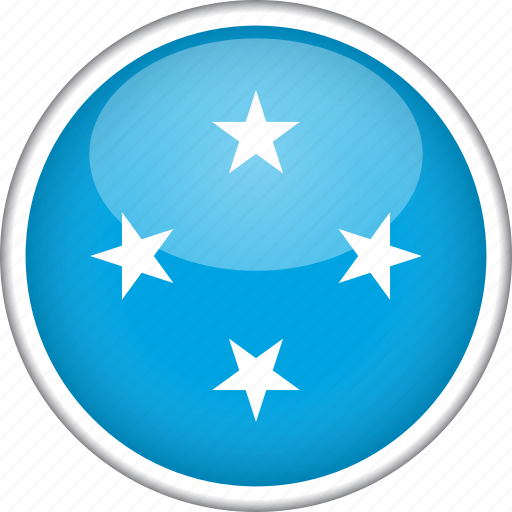 Circle, country, flag, micronesia, national icon - Download on Iconfinder