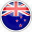 circle, country, flag, national, new zealand 