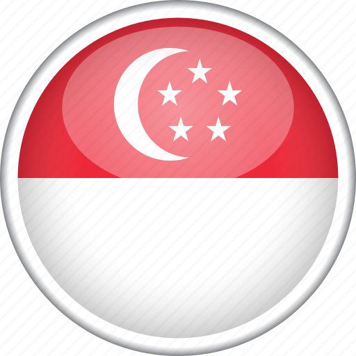 Circle, country, flag, national, singapore icon - Download on Iconfinder