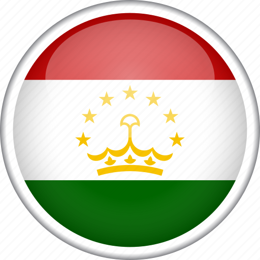 Circle, country, flag, national, tajikistan icon - Download on Iconfinder