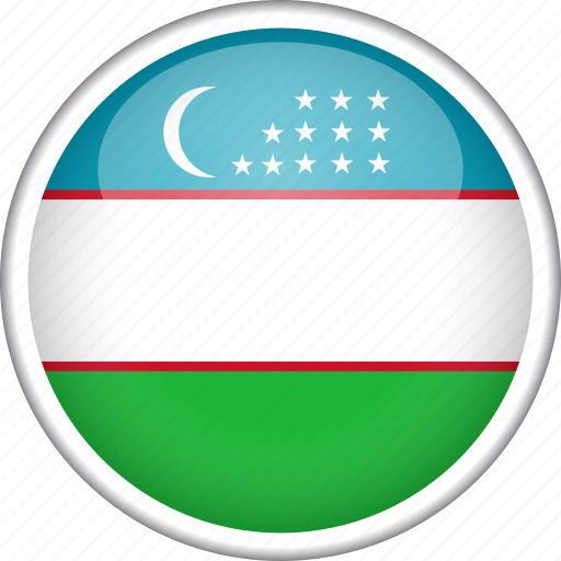 Circle, country, flag, national, uzbekistan icon - Download on Iconfinder