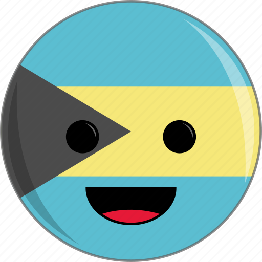Awesome, bahamas, country, cute, face, flags icon - Download on Iconfinder