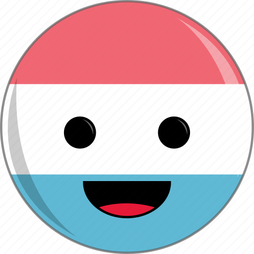 Awesome, country, cute, face, fantastic, flags, luxembourg icon - Download on Iconfinder