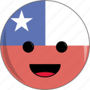 awesome, chile, country, cute, face, flags, latino