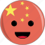 awesome, china, country, cute, face, fantastic, flags 
