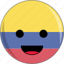 awesome, colombia, country, cute, face, flags, latino
