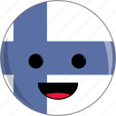 awesome, country, cute, face, finland, flags
