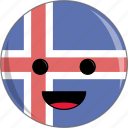 awesome, country, cute, face, flag, iceland