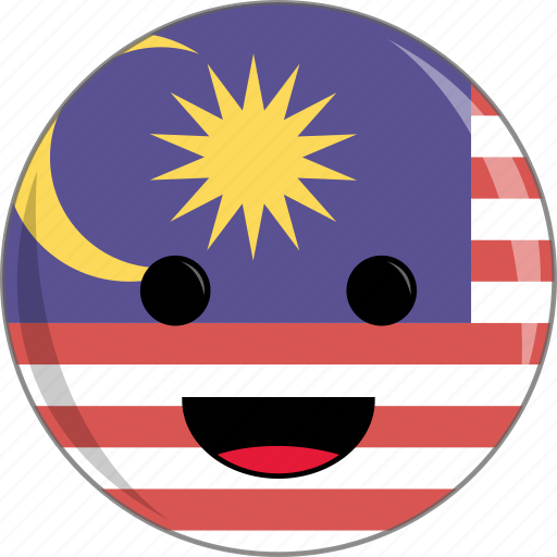 Awesome, country, cute, face, flags, malaysia icon - Download on Iconfinder