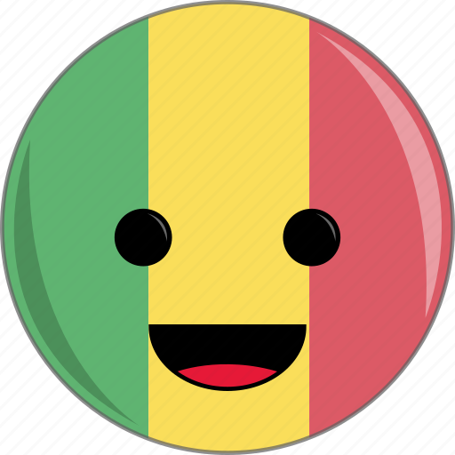 Awesome, country, cute, face, flags, mali icon - Download on Iconfinder
