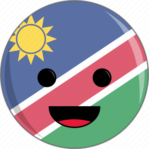 Awesome, country, cute, face, flags, namibia icon - Download on Iconfinder