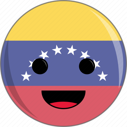 Awesome, cute, face, flags, latino, venezuela icon - Download on Iconfinder