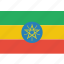 country, ethiopia, ethiopian, flag, national 