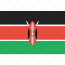 country, flag, kenya, kenyan, national 