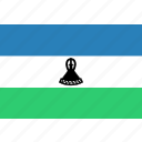 country, flag, lesotho, national