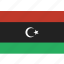 country, flag, libya, libyan, national 