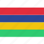 country, flag, mauritius, national 