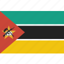 country, flag, mozambique, national