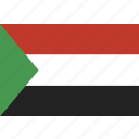 country, flag, national, sudan, sudanese