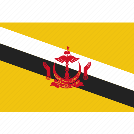 Brunei, country, flag, national icon - Download on Iconfinder