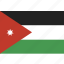 country, flag, jordan, national 
