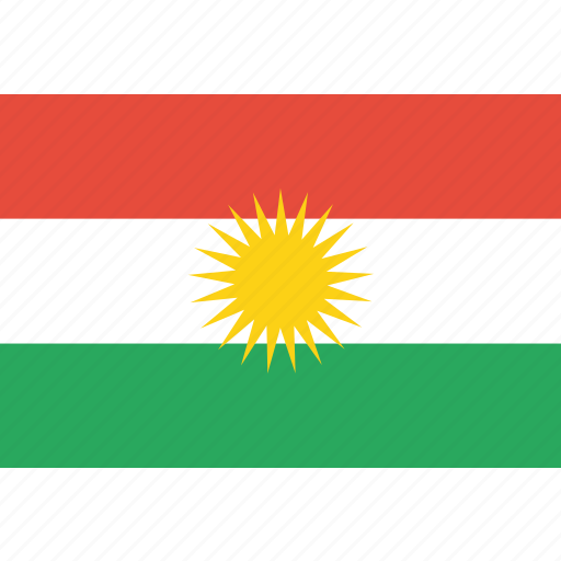 Country, european, flag, kurdish, kurdistan, national, region icon - Download on Iconfinder
