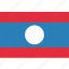 country, flag, laos, national 
