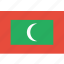 country, flag, maldives, national 