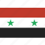 country, flag, national, syria, syrian 
