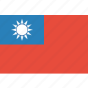 country, flag, national, taiwan