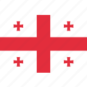 country, flag, georgia, georgian, national