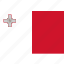 country, flag, malta, national 