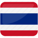 flag of thailand, thailand, thailand national flag, flag, country, nation, world