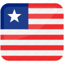 flag of liberia, liberia, liberia national flag, country